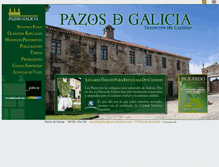 Tablet Screenshot of pazosdegalicia.com
